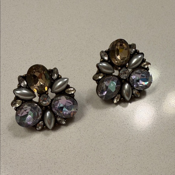 BaubleBar Gold and Silver Statement Earrings - Picture 2 of 3